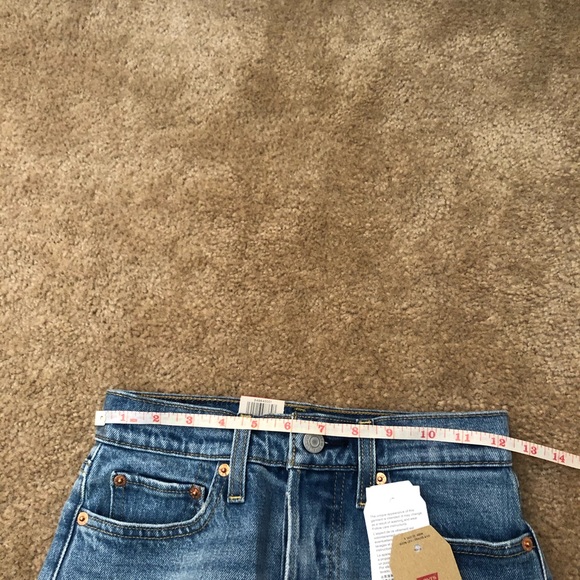 New Levi’s Wedgie high rise jeans in Rough Tide 24 - Picture 5 of 8